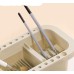 Multi functional three piece pen washing bucket set