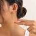 Hot selling BowEarring Butterfly Knot Earnail Women's Sweet Cool Metal Knot French Simple Earaccessory