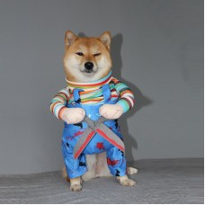 New Pet Dog Halloween Standing Scissor Hands Dog Funny Costume Role Costume