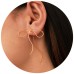 Ins Wind Copper Wire Ribbon Knot Wrapped Earrings Female BowEarring Bow Knot Earrings Ins Wind Copper Wire Ribbon Knot Wrapped Earrings Female BowEarring Bow Knot Earrings