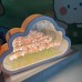 Handmade DIY Tulip Cloud Flower Sea Night Light Creative Light Atmosphere Light Transparent Mirror Gift