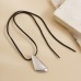 Ins Irregular Alloy Pendant Neck Chain Fashion Simple Triangle Korean Velvet Necklace
