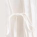 European and American summer new fashionable temperament round neck sleeveless lace up white loose vest