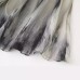 New Chinese style fashionable temperament high waist slimming ink painting gradient large swing umbrella skirt
