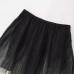 New Chinese style fashionable temperament high waist slimming ink painting gradient large swing umbrella skirt
