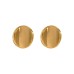 Individually cool and minimalist concave oval earrings