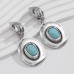 Ins vacation circular turquoise collarbone necklace Korean velvet versatile alloy
