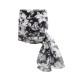 Fashionable temperament strapless collar sleeveless printed lace up short vest for women