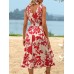 New European and American Summer Women's Bohemian Style Fake Dress
