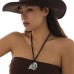 New Punk Geometry Korean Velvet Necklace Women's Irregular Wrinkle Pendant Clavicle Chain