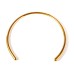 Internet celebrity style simple retro inspired love necklace for women, 18K gold vacuum plated simple smooth surface collar, nec