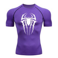 Quick drying clothes, sports T-shirts, running bottoms men's breathable sweat wicking elastic tight fitting clothes