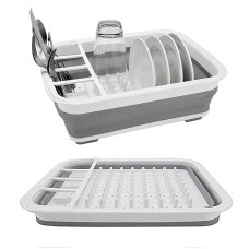 Foldable Dish Rack Kitchen Storage Water Leakage Plastic Tableware Bowl Dinnerware Drain Bowl Tray Home Drying Rack Washable Foldable Dish Rack Kitchen Storage Water Leakage Plastic Tableware Bowl Dinnerware Drain Bowl Tray Home Drying Rack Washable