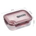 Japanese style microwaveable plastic fresh-keeping sealed multi-compartment bento lunch box