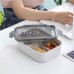Japanese style microwaveable plastic fresh-keeping sealed multi-compartment bento lunch box