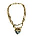Medieval and stylish double-layer necklace with a sweet and cool temperament, niche bee pendant accessory