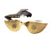 Schiaparelli glasses aesthetic surrealist style exaggerated heavy industry glasses