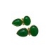 New medieval design sense temperament earrings emerald drop stone pearl earrings with classic elegant style