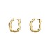 Irregular geometric ear buckles for women's new trendy and personalized design earrings with a simple temperament and cold style earrings