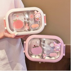 Cute portable stainless steel lunch box lunch box lunch box