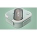 Japanese style simple sealed square single layer compartment lunch box
