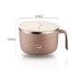 Portable lid insulation 304 stainless steel instant noodle bowl Japanese style sealed lunch box