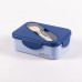 Japanese style simple portable compartment lunch box microwaveable lunch box