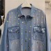 New Heavy Industry Bow with Colored Diamond Nails and Beads, High Waist, Skinny and Wide Leg Denim Shorts for Women
