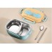 Food grade 304 stainless steel insulation compartment lunch box lunch box