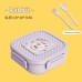 Portable heatable sealed square compartment lunch box bento box lunch box