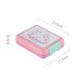Cartoon cute compartment microwaveable sealed lunch box lunch box fruit salad box