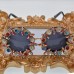 Baroque diamond studded exaggerated personality colored sunglasses for women