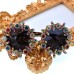 Baroque diamond studded exaggerated personality colored sunglasses for women