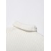 Temperament Knitwear For Women Turtleneck Short Sleeve High Waist Slimming Vintage Sweater Female Fashion Style New