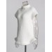 Temperament Knitwear For Women Turtleneck Short Sleeve High Waist Slimming Vintage Sweater Female Fashion Style New