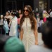 European and American sleeveless round neck tied pleated dress