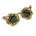 New Baroque Retro Hollow Carving Butterfly Sunglasses for Beach Outing, Dazzling Sunglasses