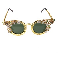 European and American exaggerated folding sunglasses for women, Baroque star street photography sunglasses, sunglasses for women