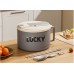 Large capacity 316 stainless steel anti-scalding drainable instant noodle bowl with cutlery lunch box