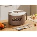 Large capacity 316 stainless steel anti-scalding drainable instant noodle bowl with cutlery lunch box