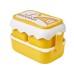 ins cartoon cute microwaveable large capacity double-layer portable lunch box lunch box