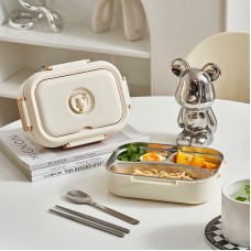 Microwaveable 304 food grade stainless steel insulated lunch box