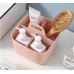 Modern simple office desktop portable multi-functional compartment makeup snack storage box