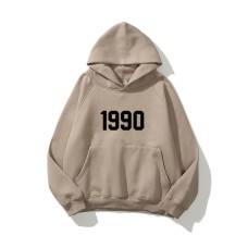 New Shoulder Sleeve Double layered Hat Double line Fashion Brand Hoodie High Street Loose Velvet 1990 Word Men's and Women's Hoodie
