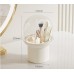 Fashionable and creative desktop dustproof compartment makeup brush storage tube