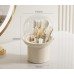 Fashionable and creative desktop dustproof compartment makeup brush storage tube