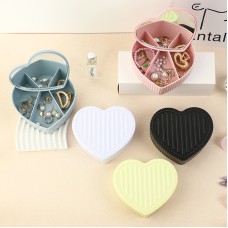 High-end luxury desktop large capacity compartment jewelry storage box with mirror