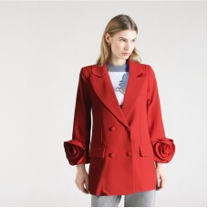 European and American socialite style, elegant temperament, spring new style, stand up collar sleeveless comfortable pleated dress for women