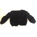 Handmade woven ball shaped heart-shaped long sleeved short sweater jacket for women