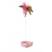 Interactive Cat Toy Self-hi Game for Cats Feather Teaser Stick with Bell Cat Teaser Stick Collar Kitten Playing Pet Accessories Interactive Cat Toy Self-hi Game for Cats Feather Teaser Stick with Bell Cat Teaser Stick Collar Kitten Playing Pet Accessories